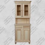 Credenza Cristalliera Grezza 2 Ante in Legno