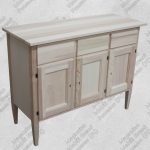 Credenza grezza 3 ante e 3 cassetti