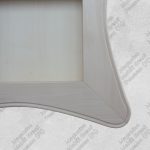 Libreria Grezza Sospesa a Parete in Legno