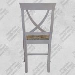 Sedia Grezza da Cucina Schienale a X