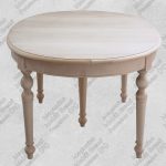 Tavolo Ovale Grezzo Allungabile Gambe Tornite
