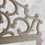 Testata letto barocca grezza