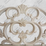Testata letto barocca grezza