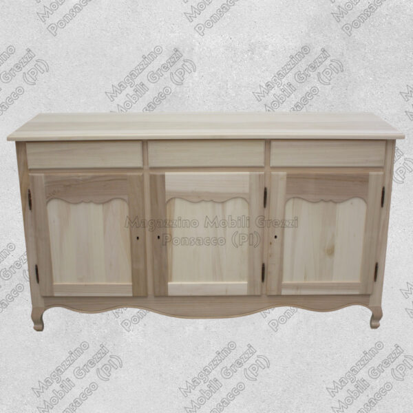 Credenza Grezza Provenzale 3 Ante Avignon